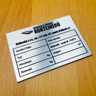 Laser řezání - značení